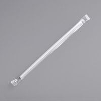Choice 10 inch Giant White Wrapped Straw - 500/Pack