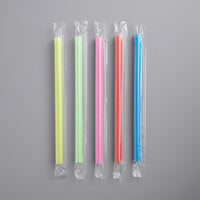 10.25 Individually Wrapped Jumbo Spoon Straws, Case of 5,400