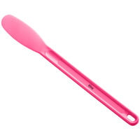 Choice 11 1/2 inch Smooth Polypropylene Sandwich Spreader with Neon Pink Handle