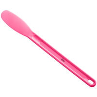 Choice 11 1/2" Smooth Polypropylene Sandwich Spreader with Neon Pink Handle