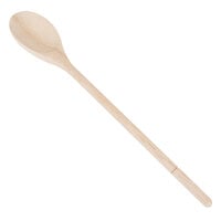 Tablecraft W14 14" Beechwood Wooden Spoon