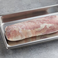 Hatfield Premium Reserve 9.5 lb. All-Natural Boneless Center Cut Strap On Pork Loin - 6/Case