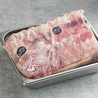 Hatfield Premium Reserve 7.6 lb. All-Natural Bone-In Center Cut Pork Loin - 6/Case