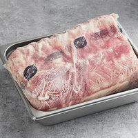 Hatfield Premium Reserve 6.5 lb. All-Natural Bone-In Center Cut Pork Loin - 2/Case