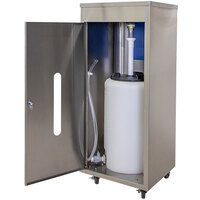 Ex-Cell Kaiser LDW-24 SS 24 Gallon Stainless Steel Rectangular Waste Companion Container to Liquids Disposal Receptacle