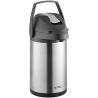Acopa 3.5 Liter Stainless Steel Lined Airpot with Metal Lever