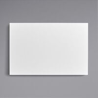 White Rectangular Melamine-Coated Wood Cake Board with Feet