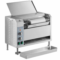 AvaToast BT18HXL Vertical Contact Conveyor Bun Toaster with Extended Length Feed Tray - 208/240V, 2400-3200W