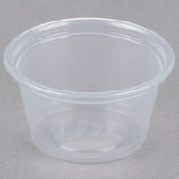 Dart Conex Complements 075PC 0.75 oz. Clear Plastic Souffle / Portion Cup - 125/Pack