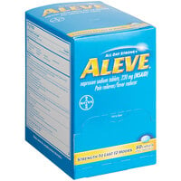 Aleve 48850 Pain Reliever / Fever Reducer Tablets - 50/Box
