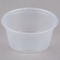 Dart Conex Complements 325PC 3.25 oz. Translucent Plastic Souffle / Portion Cup - 125/Pack