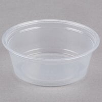 Dart Conex Complements 150PC 1.5 oz. Clear Plastic Souffle / Portion Cup - 125/USA, Mexico - 125/Pack