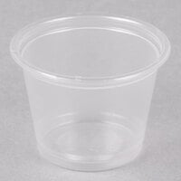 Dart Conex Complements 100PC 1 oz. Clear Plastic Souffle / Portion Cup - 125/Pack