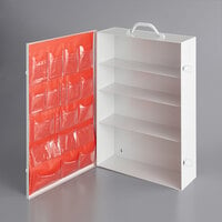 Medique 701MTM 4-Shelf Empty First Aid Cabinet with Pockets