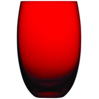 Nude 12925RD-024 Colored O 13.5 oz. Red Water Glass - 24/Case