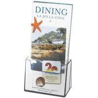 Cal-Mil 208 Brochure Holder - 4" x 1 1/2" x 8"