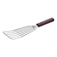 Mercer Culinary M18390 Hell's Handle® High Heat 9" x 4" Fish / Egg Turner / Spatula