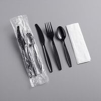 STOR 2 Pcs Pp Cutlery Set With Cardboard Bing Couverts Mixte 