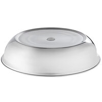 10 inch to 10 3/8 inch Round Mirror Finish Stainless Steel Dome Plate Cover