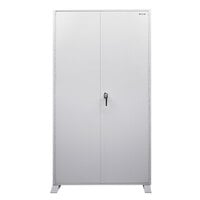 Barska CB12960 28 3/4 inch x 10 inch x 51 inch Gray Steel Freestanding 1,170-Key Two-Door Cabinet with Key Lock and Index