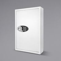 Barska AX12660 17 inch x 5 inch x 26 inch White Steel Wall-Mount 144-Key Cabinet / Safe with Digital Keypad Lock