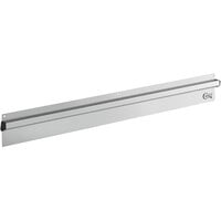 Choice 30 inch x 3 1/2 inch Aluminum Wall Mounted Ticket Holder