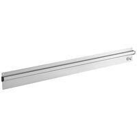 Choice 36 inch x 3 1/2 inch Aluminum Wall Mounted Ticket Holder