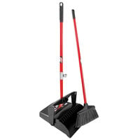 Libman 919 10 inch Lobby Broom and Open-Lid Dust Pan - 2/Pack