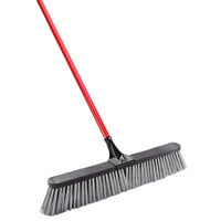 Libman 879 24 inch Rough Surface Clamp Handle Push Broom - 4/Pack
