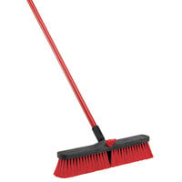 Libman 804 18 inch Multi-Surface Push Broom - 4/Pack
