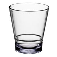 Choice 9 oz. SAN Plastic Stackable Rocks / Old Fashioned Glass - 24/Case