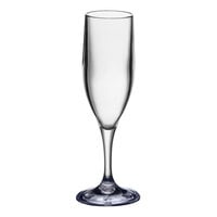 Choice 5.5 oz. SAN Plastic Champagne Flute   - 24/Case