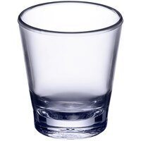 Choice 1.5 oz. SAN Plastic Stackable Shot Glass - 24/Case