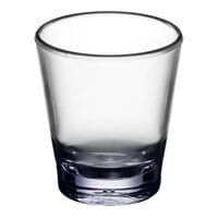 Choice 1.5 oz. SAN Plastic Stackable Shot Glass - 24/Case