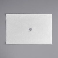 FMP 133-1623 13 1/2 inch x 20 1/2 inch Non-Woven Envelope Style Filter Paper with Center Hole for Select Henny Penny Fryers - 100/Box