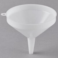 Choice 32 oz. 6 1/4" White Plastic Funnel