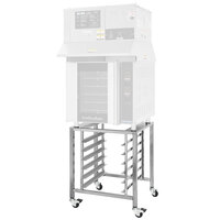 Moffat USSK32 Turbofan Stainless Steel Stand with Casters for E32 and G32 Series Single Deck Convection Ovens