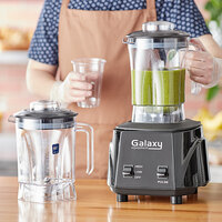 Galaxy GBB480T2J 3 1/2 hp Commercial Blender with Toggle Control and Two 48 oz. Tritan Plastic Jars
