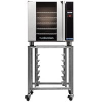 Moffat E32T5-T Turbofan Single Deck Full Size Electric Touch Screen Convection Oven with Steam Injection - 220-240V, 1 Phase, 6.5 kW