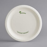 Pactiv PSP10EC EarthChoice Pressware 10 inch White Compostable Paper Plate - 300/Case