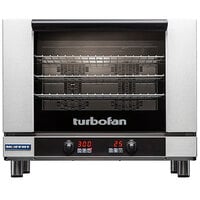 Moffat E28D4-P Turbofan Single Deck Full Size Electric Digital Convection Oven with Steam Injection - 208V, 1 Phase, 5.4 kW