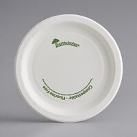 Pactiv PSP06EC EarthChoice Pressware 6 inch White Compostable Paper Plate - 750/Case