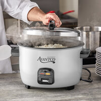 Avantco RCA46 46 Cup (23 Cup Raw) Electric Rice Cooker / Warmer - 120V, 1550W