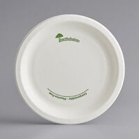 Pactiv PSP09EC EarthChoice Pressware 9 inch White Compostable Paper Plate - 450/Case