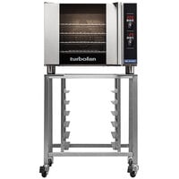 Moffat USE31D4-T Turbofan Single Deck Half Size Electric Convection Oven / Broiler with Digital Controls - 220-240V, 1 Phase, 3.1 kW