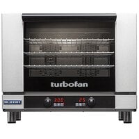 Moffat E28D4-T Turbofan Single Deck Full Size Electric Digital Convection Oven with Steam Injection - 220-240V, 1 Phase, 6 kW