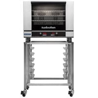 Moffat E28D4-T Turbofan Single Deck Full Size Electric Digital Convection Oven with Steam Injection - 220-240V, 1 Phase, 6 kW