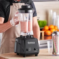 Galaxy GBB640T 3 1/2 hp Commercial Blender with Toggle Control and 64 oz. Tritan Plastic Jar