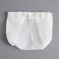 7 1/2 inch Deep Fryer Oil Filter Bag with Snaps