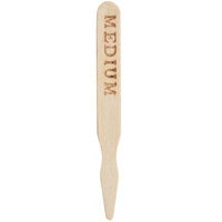 TreeVive by EcoChoice Compostable 3 1/2" Wooden "Medium" Meat Marker - 1000/Pack